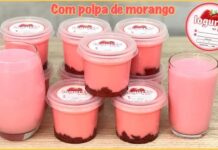 IOGURTE DE MORANGO CASEIRO COM PEDAÇOS DA FRUTA – FICA DELICIOSO IOGURTE DE MORANGO CASEIRO COM PEDAÇOS DA FRUTA - FICA DELICIOSO